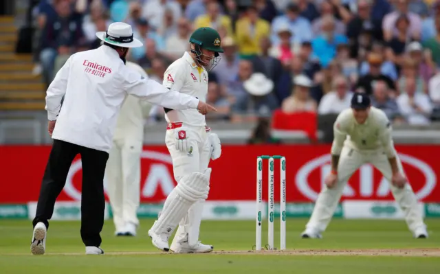 Aleem Dar talks to Australia's David Warner