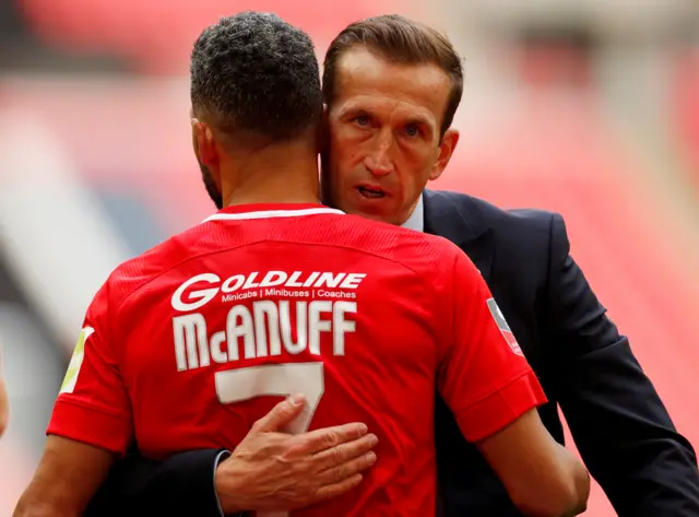 Justin Edinburgh and Jobi McAnuff