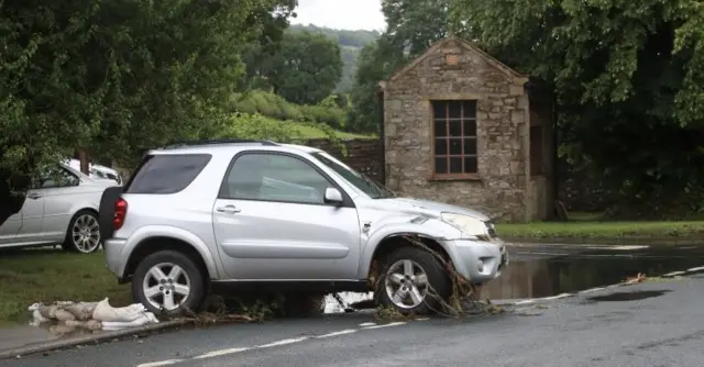 Stranded car