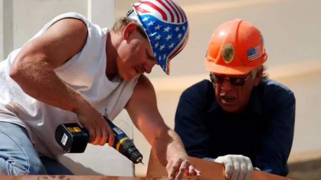 workers with hard hats