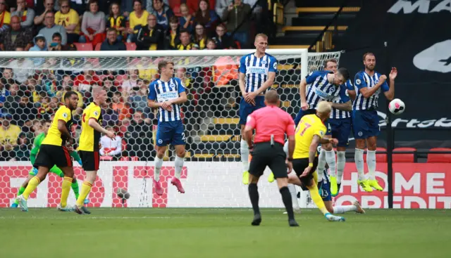 Watford free-kick