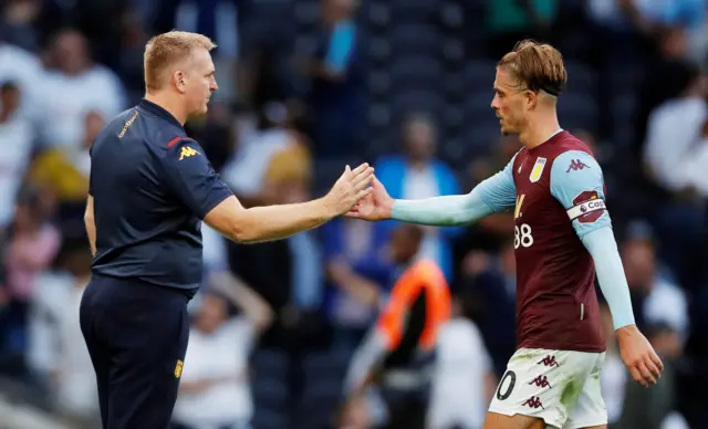 Dean Smith and Jack Grealish