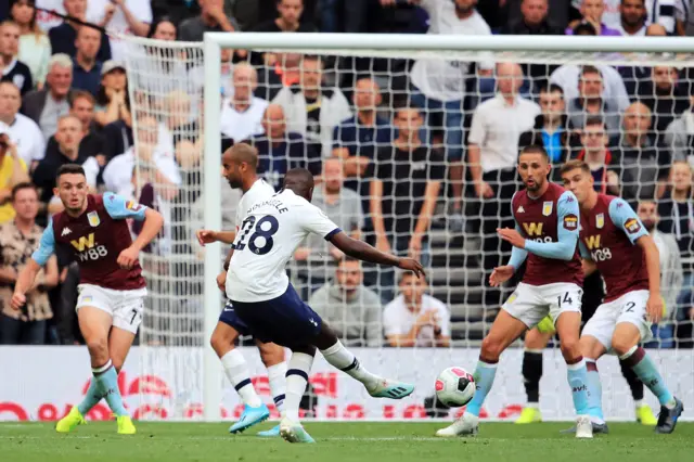 Tanguy Ndombele scores