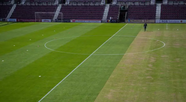 Tynecastle pitch