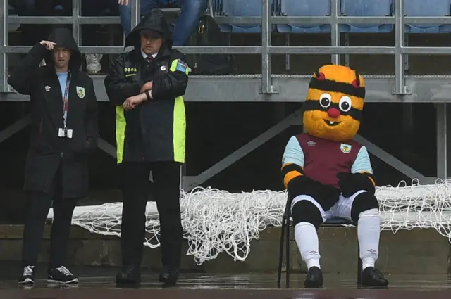 Soggy Burnley mascot