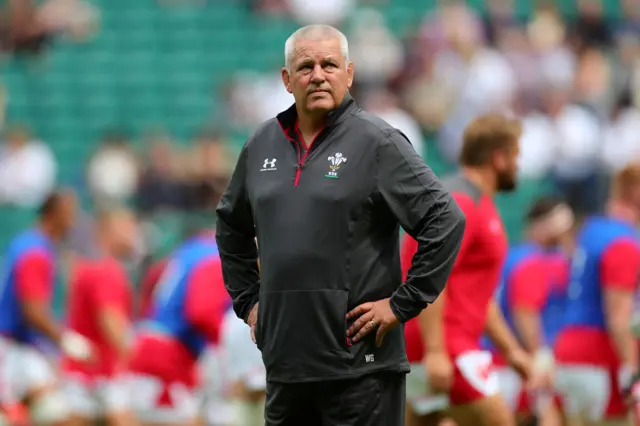 Warren Gatland at Twickenham