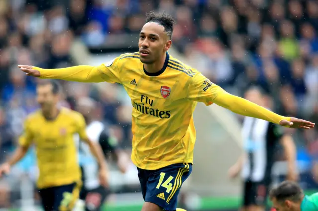 Arsenal's Pierre-Emerick Aubameyang