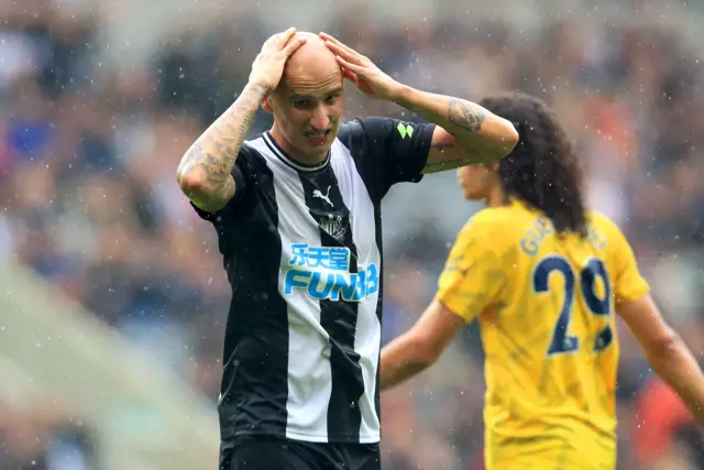 Newcastle United's Jonjo Shelvey