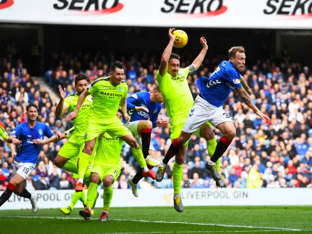 Rangers and Hibernian