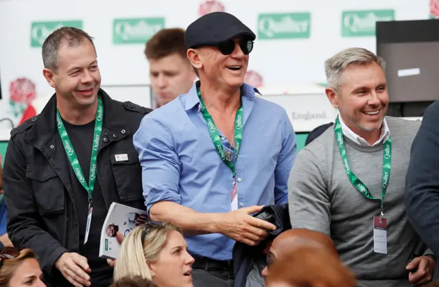 Daniel Craig in the crowd