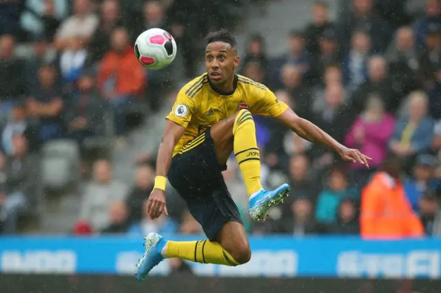 Arsenal's Pierre-Emerick Aubameyang