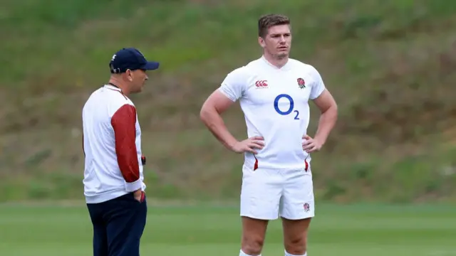 Eddie Jones and Owen Farrell