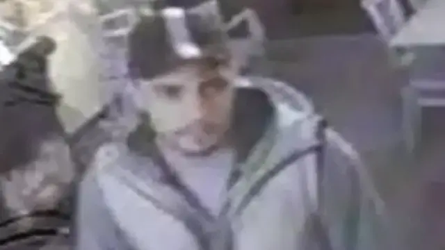 A person on CCTV