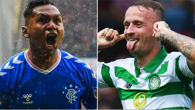 Alfredo Morelos and Leigh Griffiths