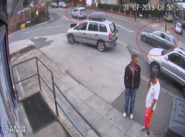 Two men on CCTV