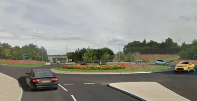 Artist's impression for link road