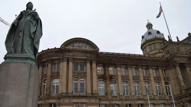 General exterior view of Birmingham City Council House,