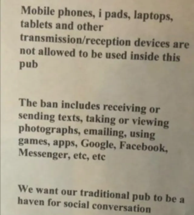 Pub rules