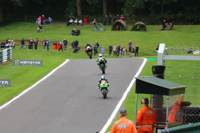 Bikes at Cadwell Park