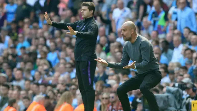 Pep Guardiola and Mauricio Pochettino