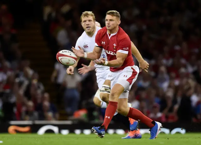 Dan Biggar of Wales