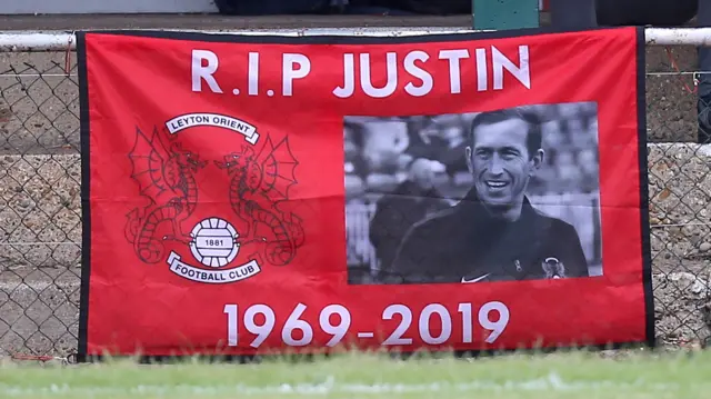 Banner to Justin Edinburgh