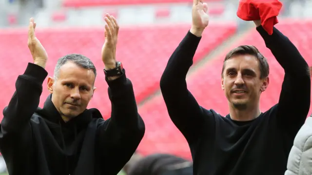 Ryan Giggs and Gary Neville