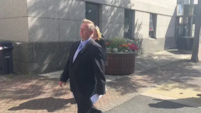 Stephen John Coleman leaving court