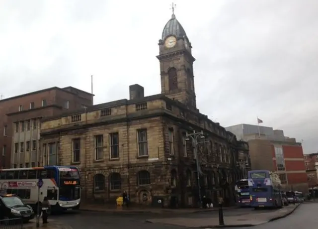 Sheffield's old town hall