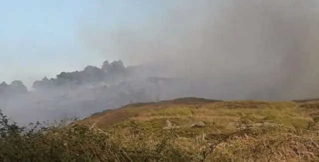 Ilkley Moor fire