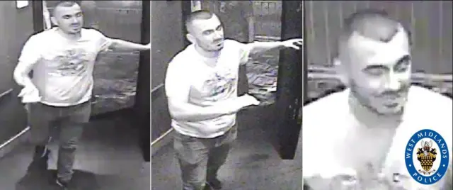 CCTV grabs of man police would like to speak to