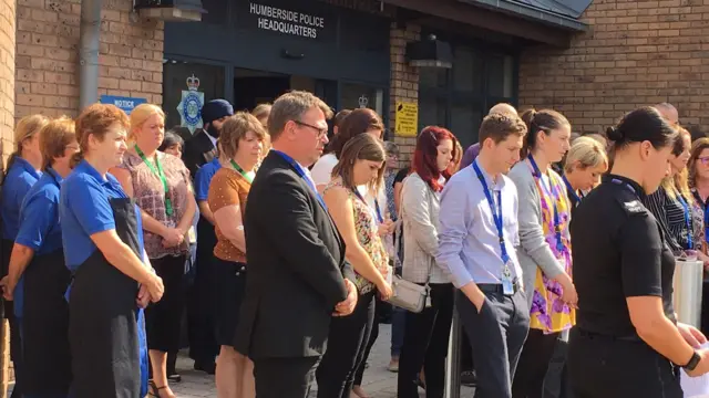 Humberside police staff and officers