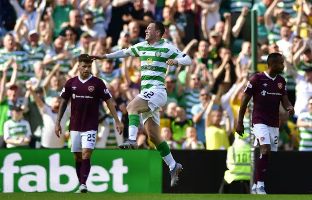 Callum McGregor doubled Celtic's lead after the break