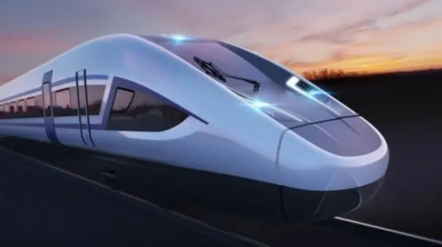 A proposed design for a HS2 train