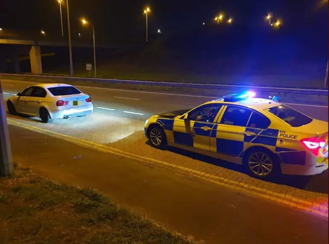 Driver arrested on A50 on 26 August