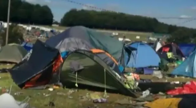 tents at leeds Festival