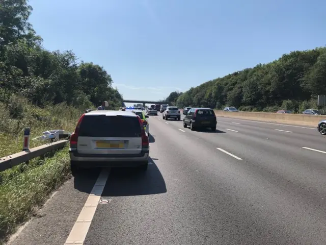 Car on M1