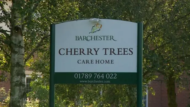 Sign for Cherry Trees