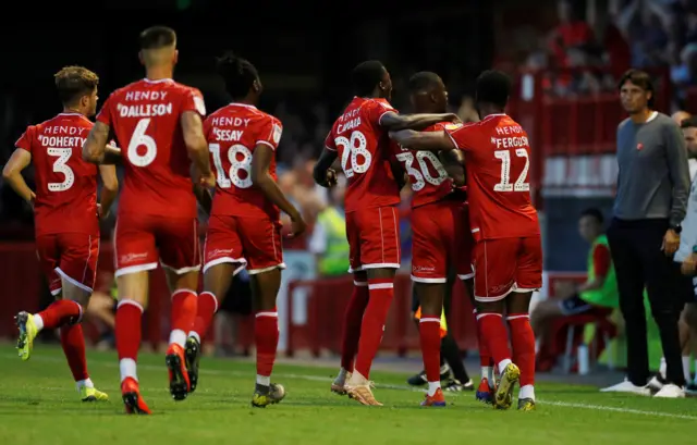 Crawley celebrate