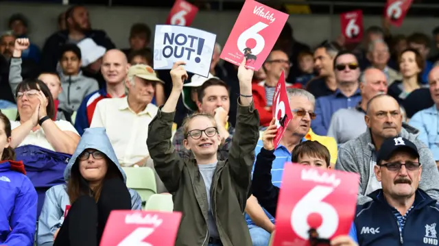 Fans during a Birmingham Bears match earlier this month