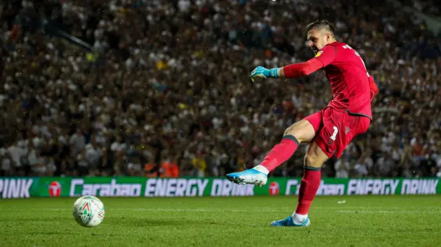 Jack Butland scoring penalty