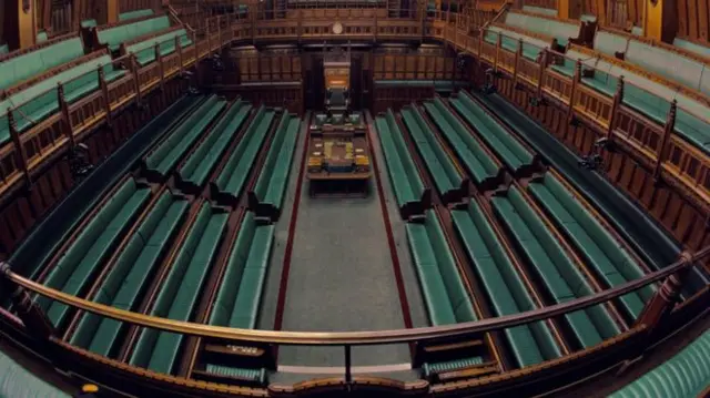 Empty House of Commons