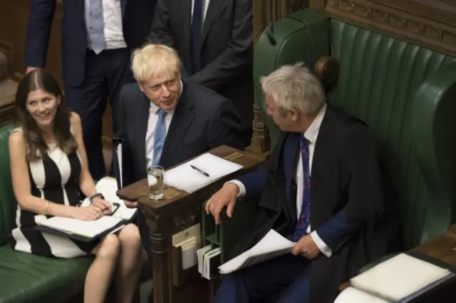 Boris Johnson and John Bercow