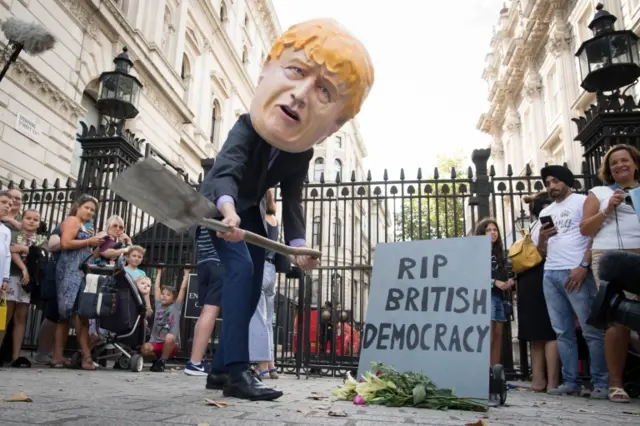 Protest at Downing Street