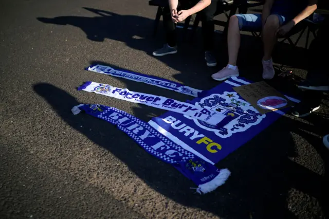 Bury FC scarves