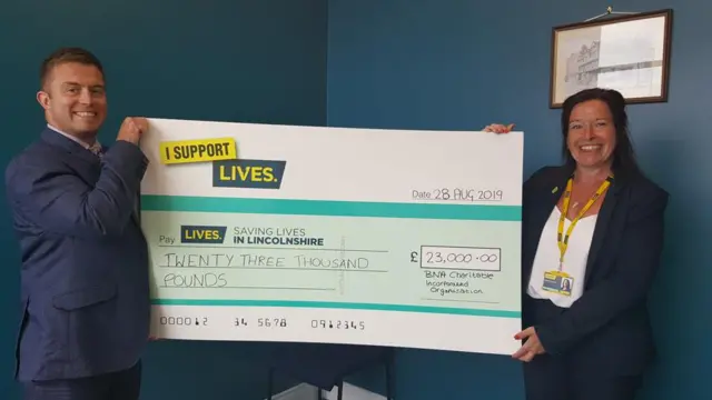 Paul Simpson, BNA Trustee and Kirsty Raywood from LIVES