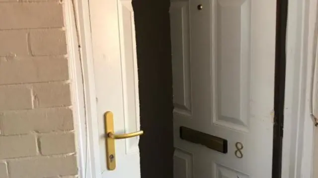 Broken door