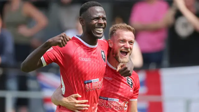 Salford celebrate