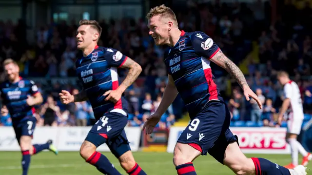 Ross County celebrate