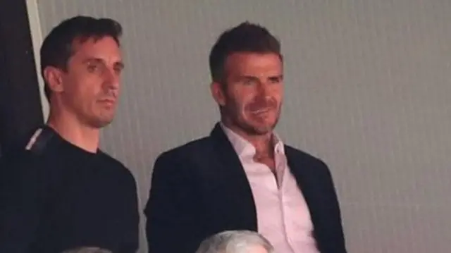 Gary Neville (left) and David Beckham